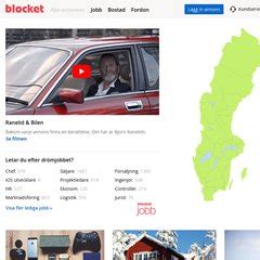blocket startsida.